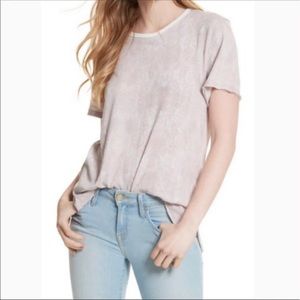 Free People Faded Snakeskin T-shirt